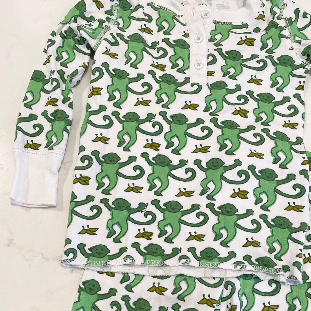 Roller Rabbit Monkey Pajamas 12-18 month